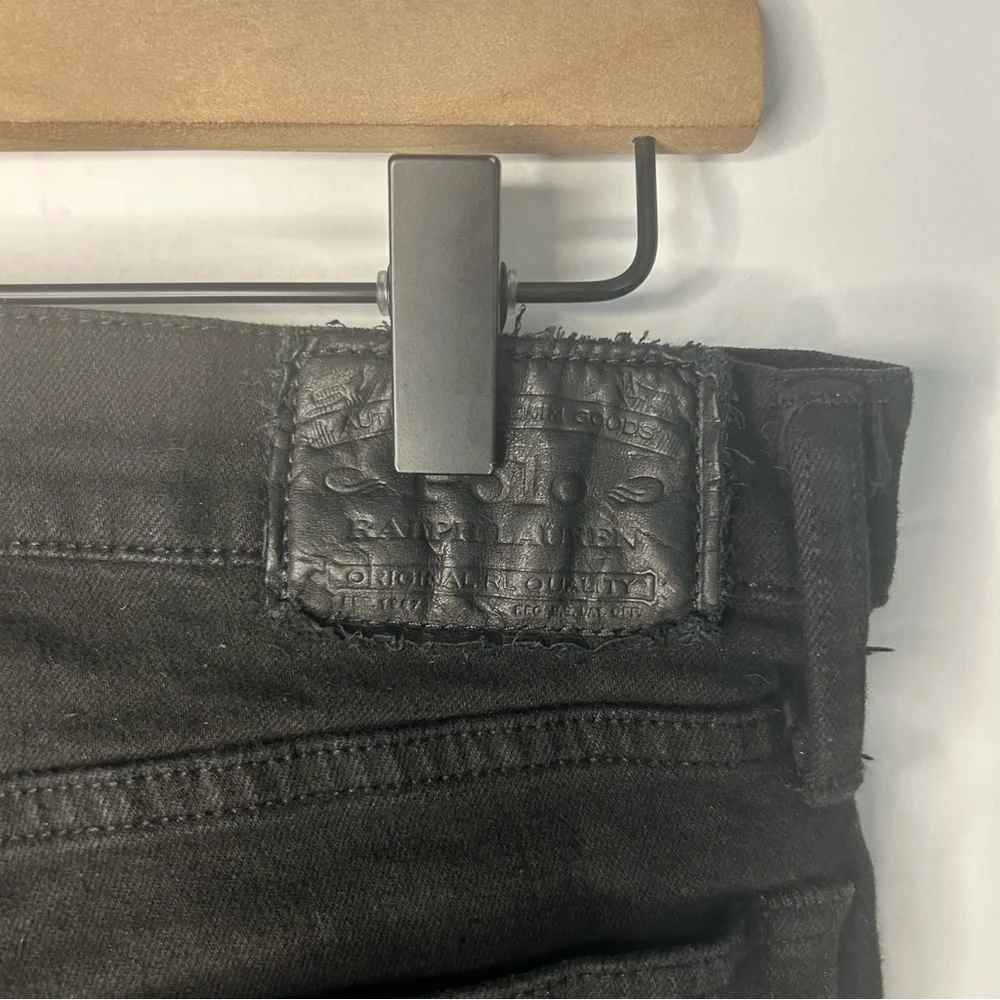 Polo Ralph Lauren Men’s The Varick Slim Straight Black Jeans, Size 33x30